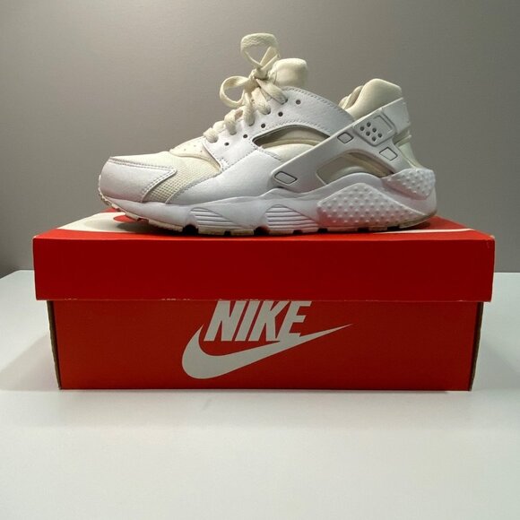 Nike Air Huarache Run G5 White Pure Platinum Youth Size 6 - Picture 1 of 9